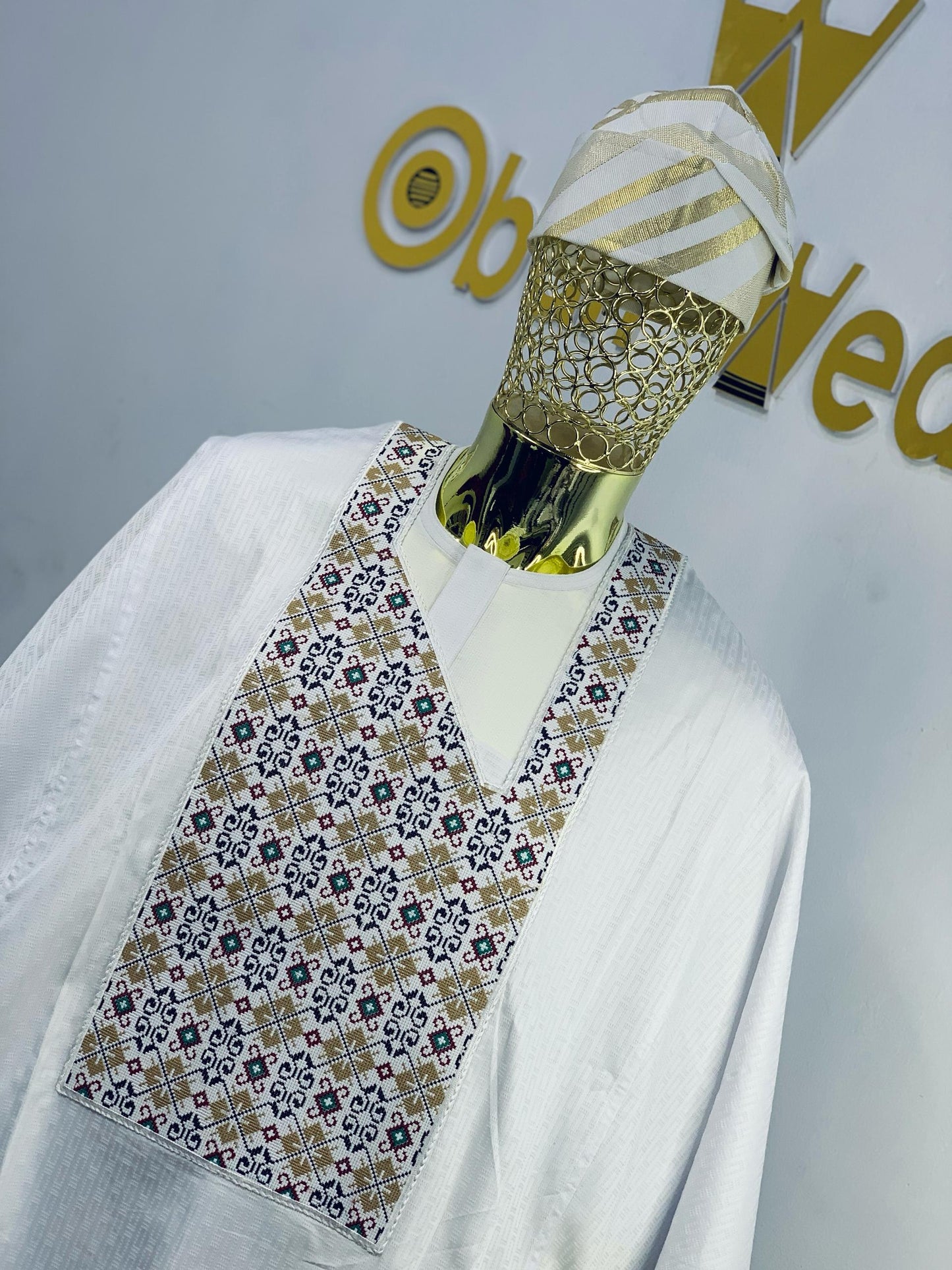 Coded Elegance – Oban Wears Agbada