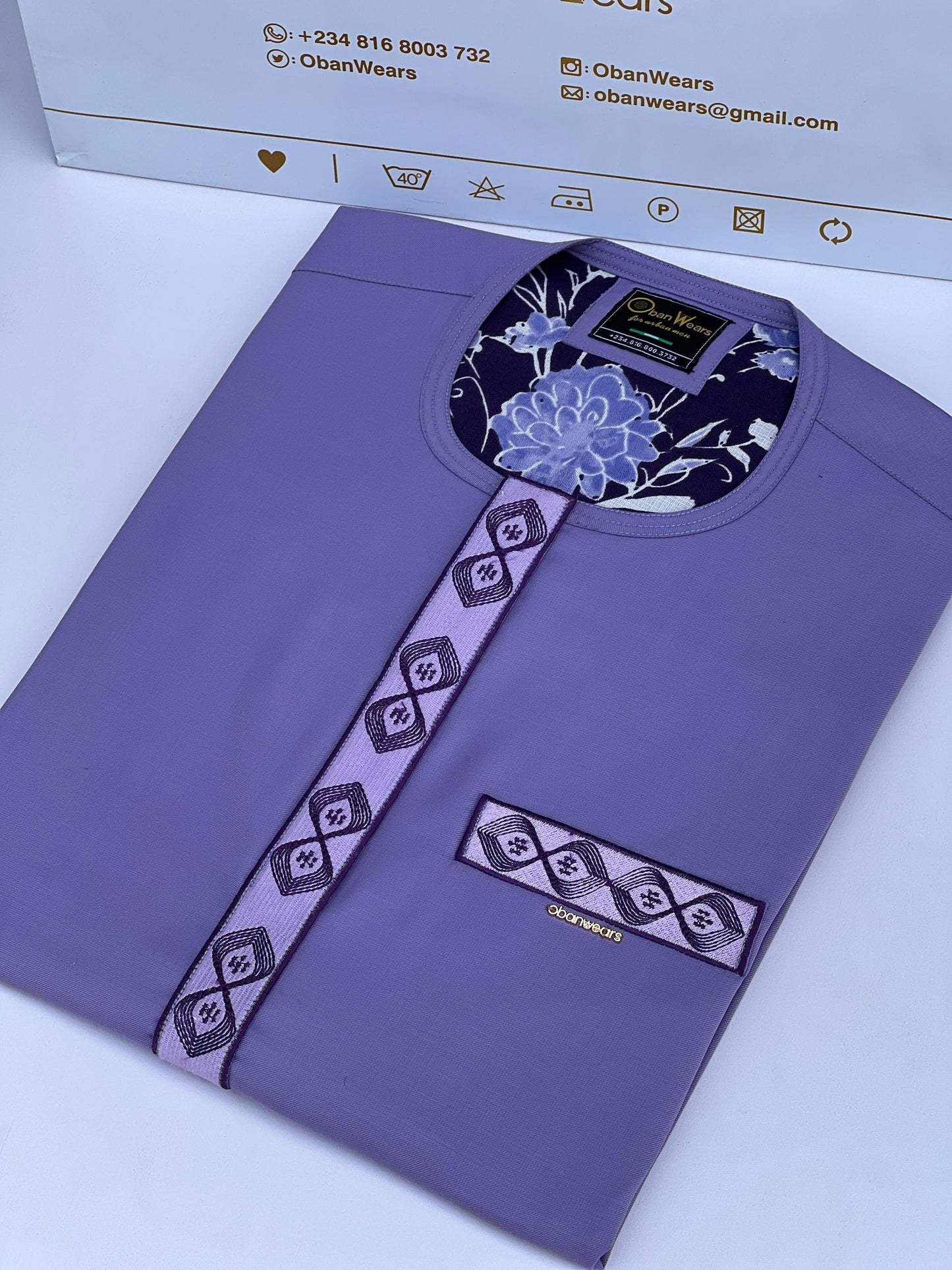 Lavender Royalty – Oban Wears Senator Shirt