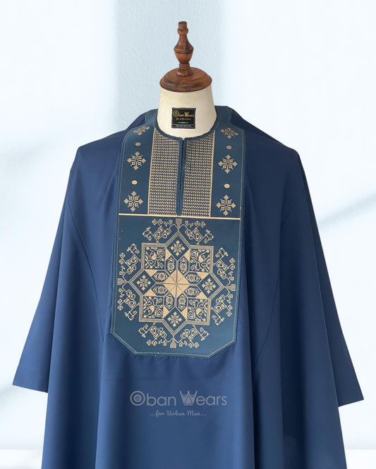 Regal Indigo – Oban Wears Gilded Splendor
