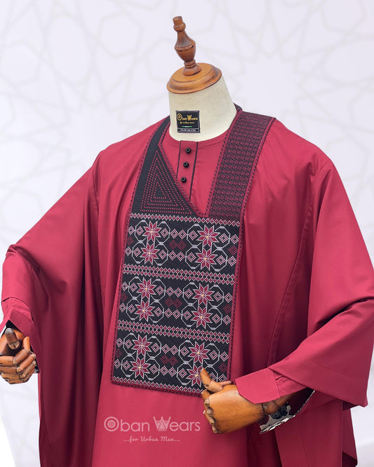 Crimson Sovereignty – Oban Wears Agbada