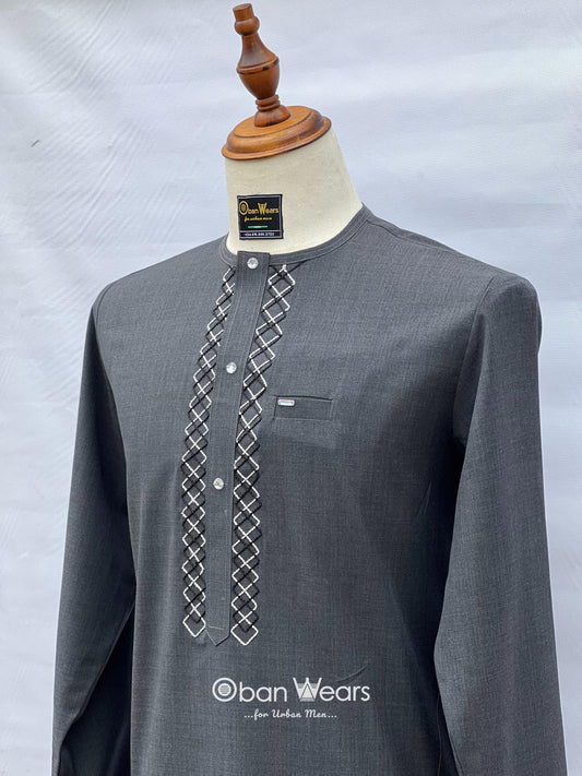 Graphite Lattice – Oban Wears Senator Shirt
